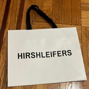 Hirshleifers White Tote Bag